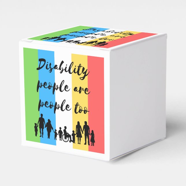 disability people are people too favour box (Front Side)
