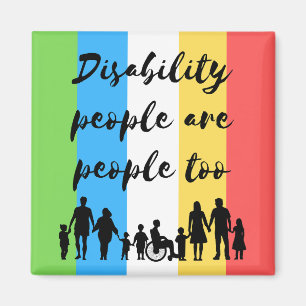 disability people are people too magnet