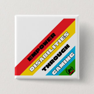 Disability Pride 15 Cm Square Badge