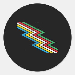 Disability Pride Flag Classic Round Sticker