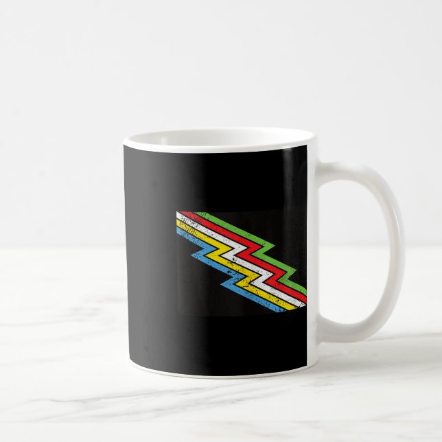 Disability Pride Flag July Disabled Awareness Mont Coffee Mug (Right)