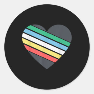 Disability Pride Flag July Disabled Pride Month Aw Classic Round Sticker