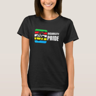 Disability Pride Flag July Supporter Disabled Prid T-Shirt