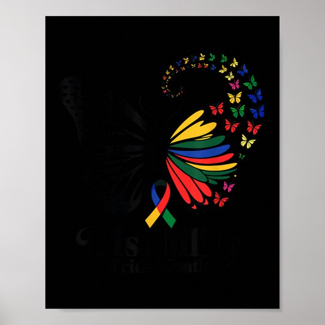 Disability Pride Month Disability Pride Flag _2  Poster (Front)