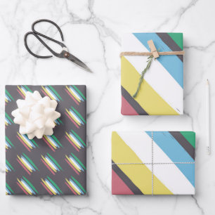 Disability Pride Month Of July Awareness Colors Wrapping Paper Sheet