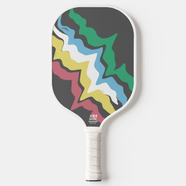 Disability Pride Month Of July Awareness Colours Pickleball Paddle (Front)