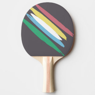 Disability Pride Month Of July Awareness Colours Ping Pong Paddle