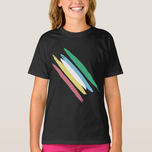 Disability Pride Month Of July Awareness Colours T-Shirt (Front)