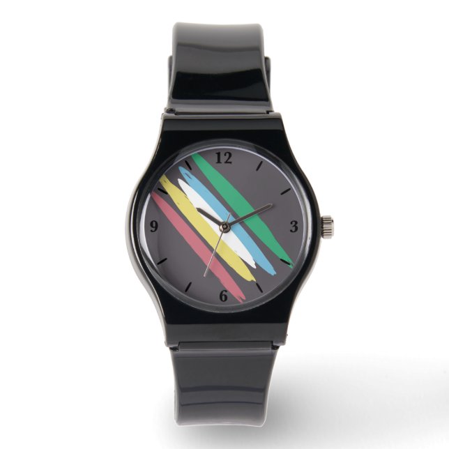 Disability Pride Month Of July Awareness Colours Watch (Front)