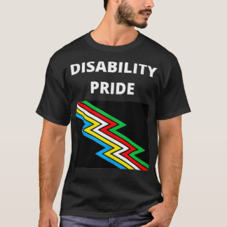Disability Pride With Flag  T-Shirt