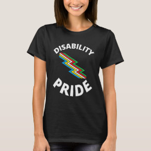 Disability Pride With Flag T-Shirt