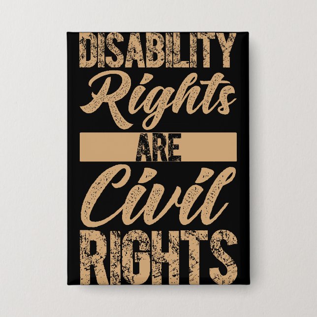 Disability Rights Are Civil Rights (Front)