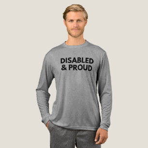 Disabled And Proud - Disability Pride Tri-Blend Shirt
