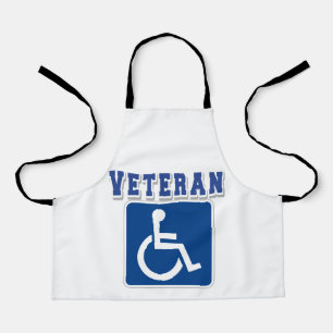 Disabled Handicapped Veteran Apron