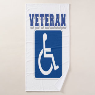 Disabled Handicapped Veteran Bath Towel