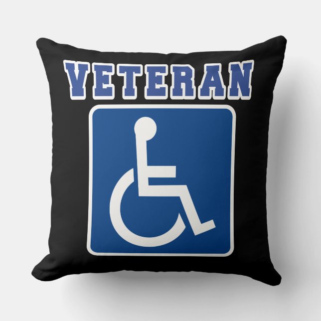 Disabled Handicapped Veteran Cushion (Front)