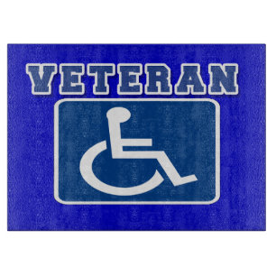 Disabled Handicapped Veteran Cutting Board