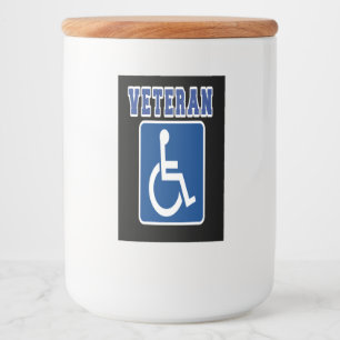 Disabled Handicapped Veteran Food Label