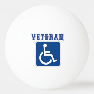 Disabled Handicapped Veteran Ping Pong Ball