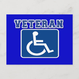 Disabled Handicapped Veteran Postcard
