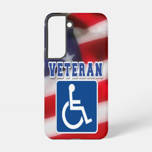 Disabled Handicapped Veteran USA Samsung Galaxy Case