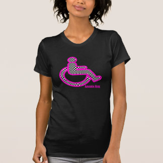 Disabled In Retro Pink Women's T-shirt