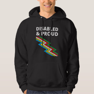 Disabled & Proud Disability Pride Hoodie