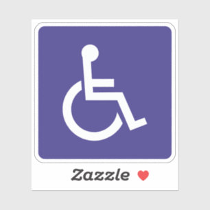 Disabled Sign for Handicapped Persons