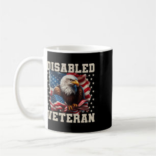 Disabled Veteran American Flag Military Soldier Ve Coffee Mug