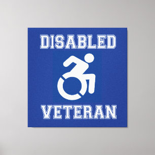 Disabled Veteran Canvas Print