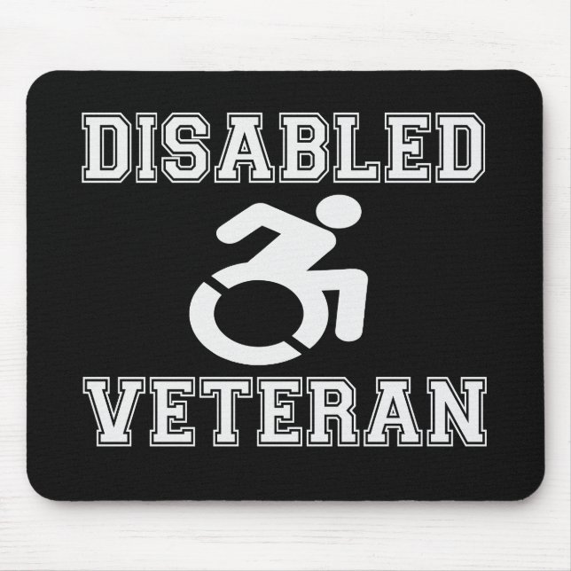 Disabled Veteran Mouse Pad (Front)