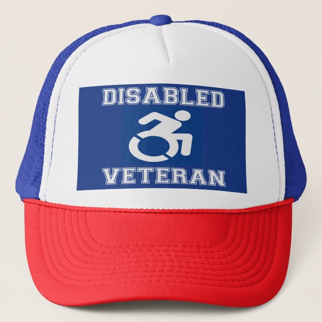 Disabled Veteran Trucker Hat (Front)