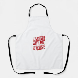Disagree, But Baseball Wins Apron