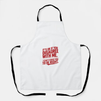 Disagree, But Baseball Wins Apron