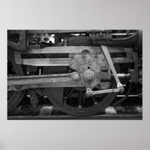 Disappearing railroad blues poster