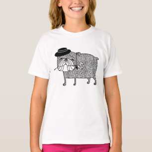 Disappointed Bulldog: Sad Romance T-Shirt