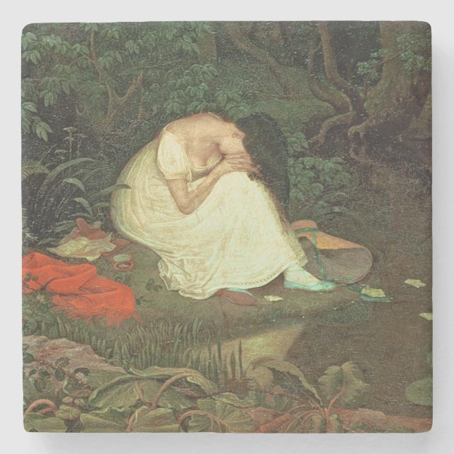Disappointed love, 1821 stone coaster (Front)