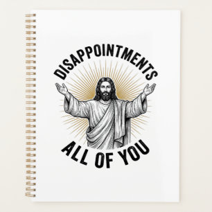 Disappointments All Of You Vintage Religious Shirt Planner