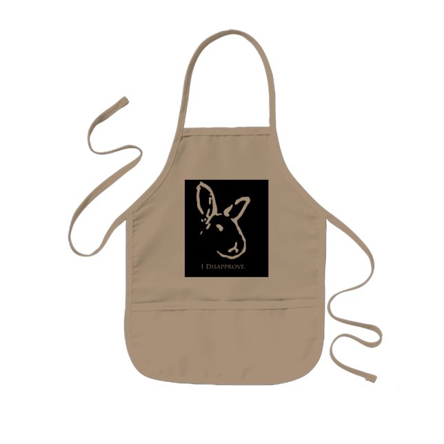 Disapproving Rabbits Apron (Front)
