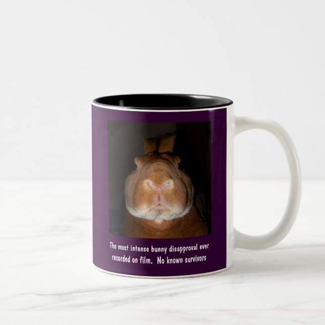 Disapproving Rabbits Mug 1 - Customised (Right)