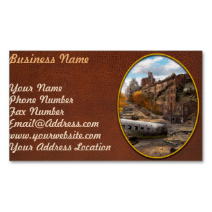 Disaster - New York, NY - No left turn on red Magnetic Business Card