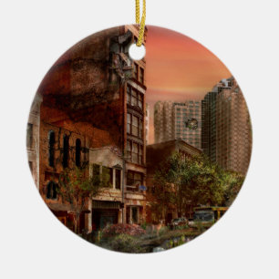 Disaster - Pittsburgh, PA - The Y2K Bug Ceramic Tree Decoration