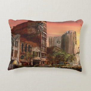 Disaster - Pittsburgh, PA - The Y2K Bug Decorative Cushion