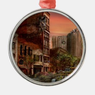 Disaster - Pittsburgh, PA - The Y2K Bug Metal Tree Decoration