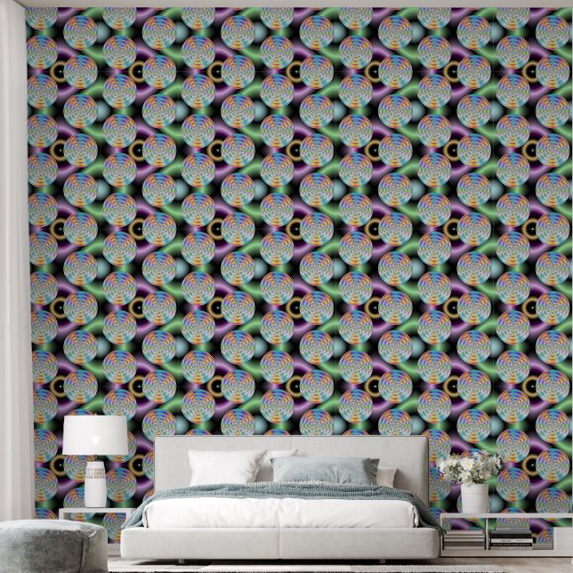 Disc Abstract Wallpaper (Bedroom)