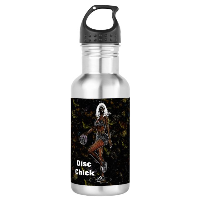 Disc Chick water bottle (Front)