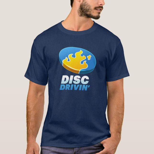 Disc Drivin' Dark T-Shirt (Front)