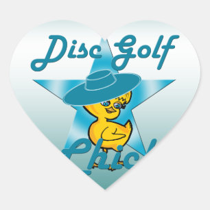 Disc Golf #7 Heart Sticker