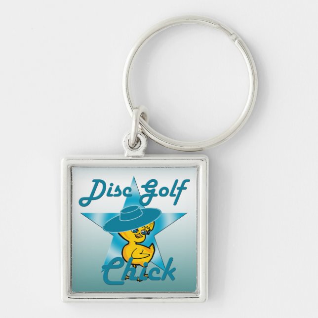Disc Golf #7 Key Ring (Front)