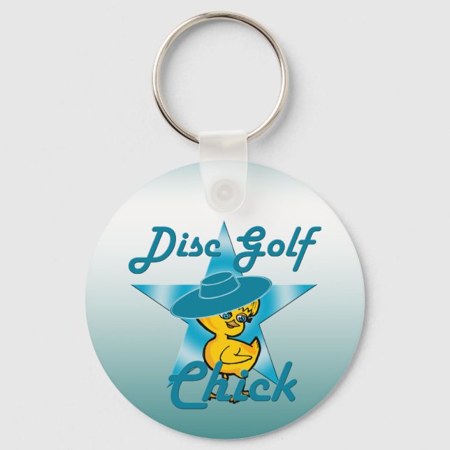 Disc Golf #7 Key Ring (Front)